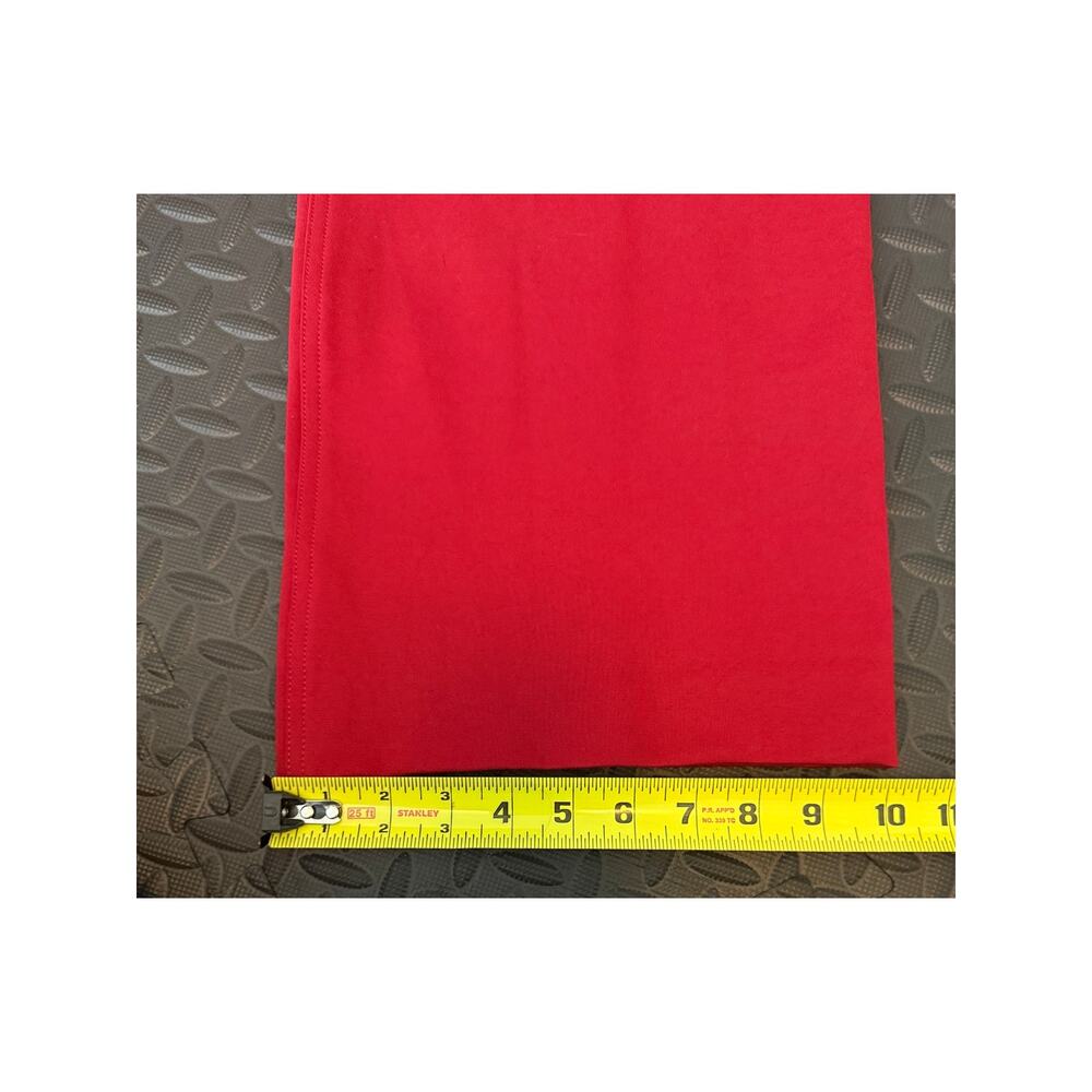 Anthropologie Wide Leg Red Pants | High Waisted Tailored Stretch | Modern Chic - Picture 9 of 9